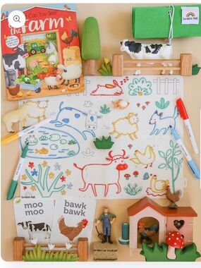 ❤️ On the Farm Reusable Scribble Mat